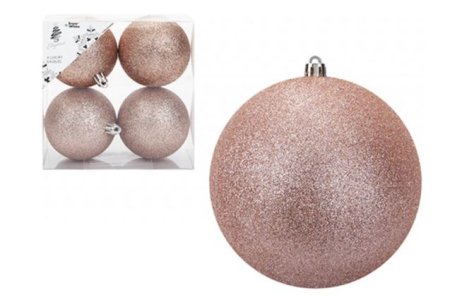 (image for) BAUBLES 7CM ROSEGOLD 4S