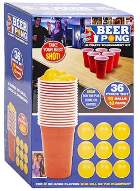 (image for) PMS BEER PONG SET 18CUP+18BALL