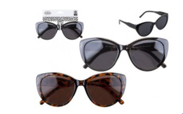 (image for) PMS CAT EYE SUNGLASSES 2 ASSORTED COLOURS - STD