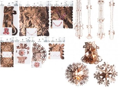 (image for) XMAS FOIL GARLAND ROSE GOLD