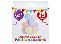 (image for) PMS PASTEL BALLOONS ASST 15S