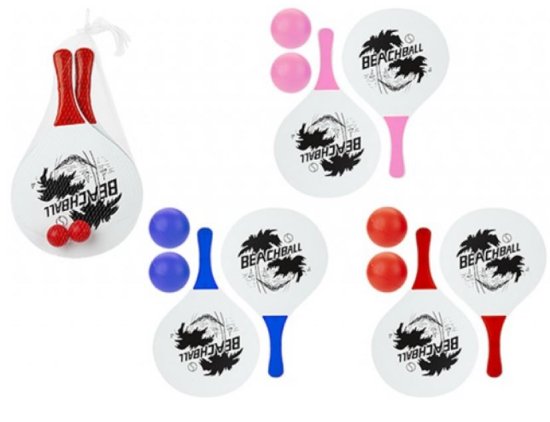 (image for) PMS BEACH BALL SET 2BAT+2BALLS