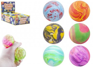 (image for) PMS SQUISHY MARBLE BALL ASST