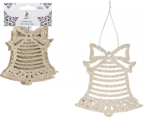 (image for) XMAS HANG BELL GLITTER CHAMP