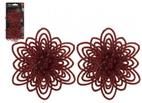 (image for) XMAS FLOWER DECORATION RED
