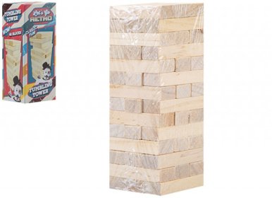 (image for) PMS WOODEN MINI TOWER 42BLOCKS