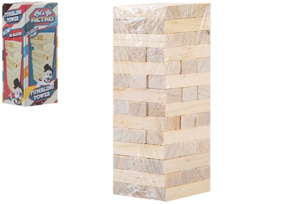 (image for) PMS WOODEN MINI TOWER 42BLOCKS