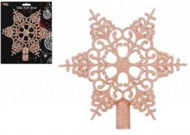 (image for) XMAS TREE TOP GLITTER ROSEGOLD