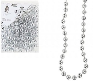 (image for) XMAS BEAD GARLAND SILVER