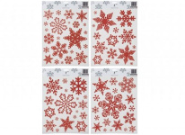 (image for) XMAS STICK SNOWFK RED ASST