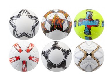 (image for) PMS LEATHER FOOTBALL 6 ASSORTE