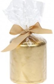 (image for) PMS PILLAR CANDLE GOLD COLOR