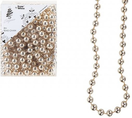 (image for) XMAS BEAD GARLAND ROSE GOLD