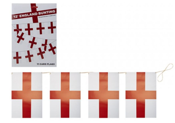 (image for) PMS ENGLAND BUNTING+11 FLAGS