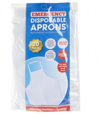(image for) PMS APRONS POLY DISPOSABLE 20S
