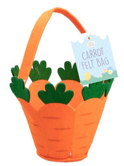 (image for) GEM EASTER FELT CARROT BAG