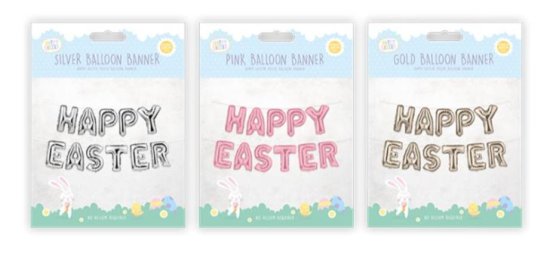 (image for) GEM BALLOON BANNER EASTER
