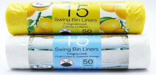 (image for) TIDYZ SWING BIN LINER ASST 15S