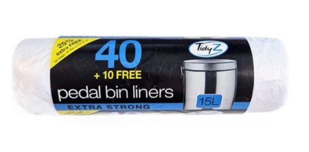 (image for) TIDYZ PEDAL BIN LINER EX/S 40S