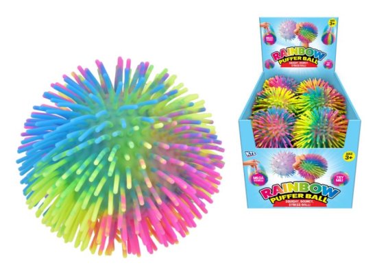 (image for) KT RAINBOW PUFFER BALL - 15CM