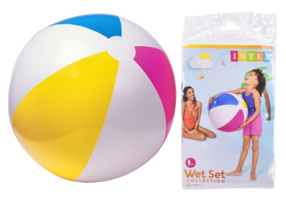 (image for) INTEX GLOSSY PANEL BEACH BALL - 24\"