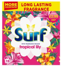 (image for) SURF WASHING POWDER TROPICAL LILLY PM2.99 - 500G
