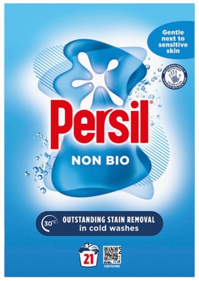 (image for) PERSIL WASHING POWDER 21W NON BIO - 1.05KG