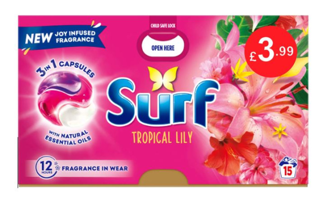(image for) SURF 3IN1 CAPS TROPICAL LILLY PM3.99 - 15W