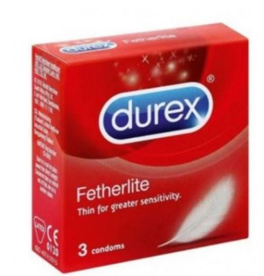 (image for) DUREX FEATHERLITE THIN RED