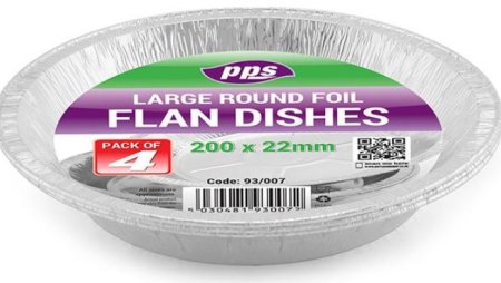 (image for) PPS FOIL TRAY ROUND 4S