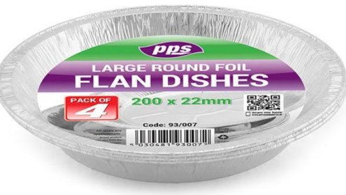 (image for) PPS FOIL TRAY ROUND 4S