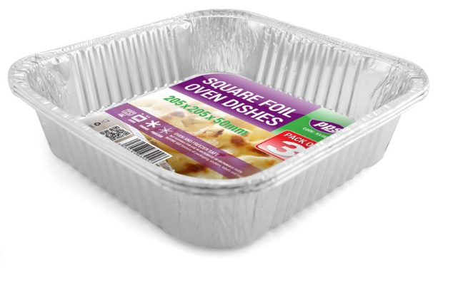 (image for) PPS FOIL TRAY SQUARE 3S