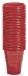 (image for) PPS PLASTIC CUP RED 50S