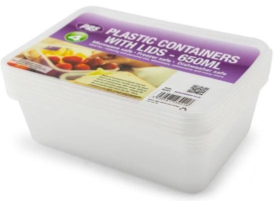 (image for) PPS PLASTIC CONTAINER M/W 4S
