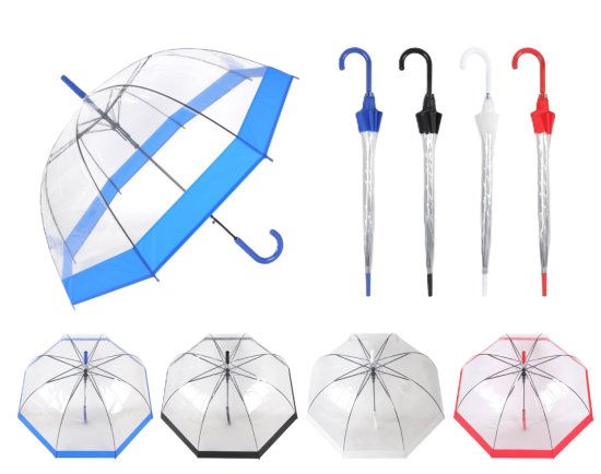 (image for) GSD CLEAR DOME UMBRELLAS ASST