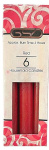 (image for) GSD H/HOLD CANDLES RED 6"