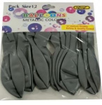 (image for) GSD BALLOON METALIC SILVER 12S