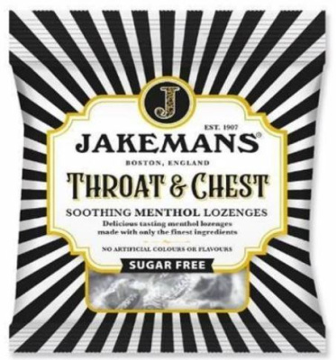 (image for) JAKEMANS MENTHOL BAG THROAT&CH