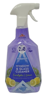 (image for) ASTONISH WINDOW & GLASS CLEANER PM 1.49 - 750ML