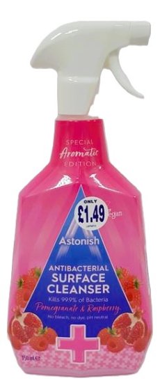(image for) ASTONISH ANTIBACTERIAL SURFACE CLEANER PM1.49 - 750ML