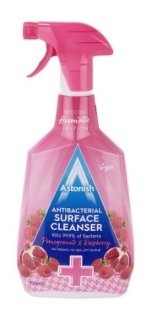 (image for) ASTONISH ANTIBACTERIAL SURFACE CLEANER POMEGRANATE & RASPBERRY - 750ML