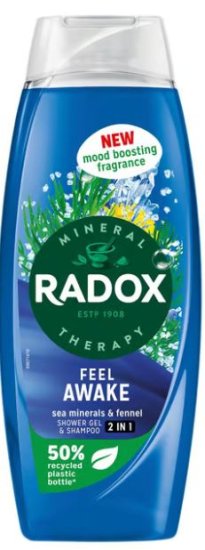 (image for) RADOX SHOWER GEL FEEL AWAKE - 225ML