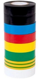 (image for) PVC ELECTRICAL INSULATION TAPE ASSORTED - 19X20M