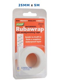 (image for) ULTRA WHITE RUBAWRAP TAPE 5M-25MM