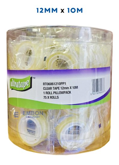(image for) ULTRA CLEAR TAPE TUB 10M-12MM