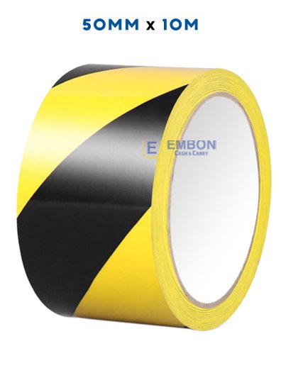 (image for) ULTRA HAZARD TAPE BLACK&YELLOW 10M-50MM