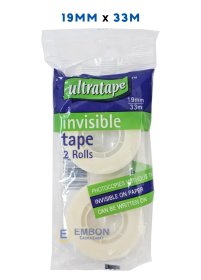 (image for) ULTRA INVISIBLE TAPE 2S 33M-19MM
