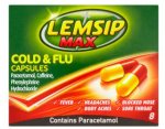 (image for) LEMSIP MAX COLD & FLU CAPSULES