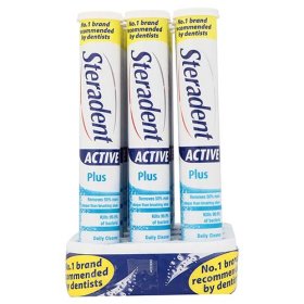 (image for) STERADENT TAB ACTIVE PLUS