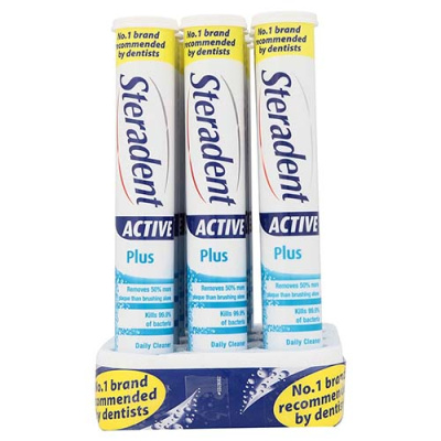 (image for) STERADENT TAB ACTIVE PLUS